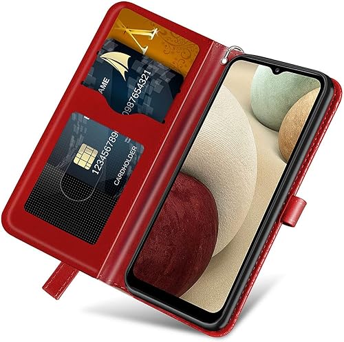Miniatura 2 de MEUPZZK Funda para Samsung Galaxy A14 5G, Samsung A14 5G, piel sintética de alta calidad con diseño de árbol en relieve, función atril, ranuras para