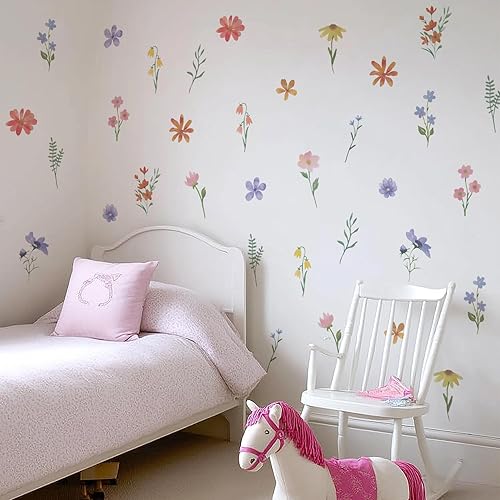 Miniatura 5 de QUCHENG Calcomanías de pared de lunares irregulares con diseño de puntos de terrazo, decoración de pared bohemia, decoración de pared de niños