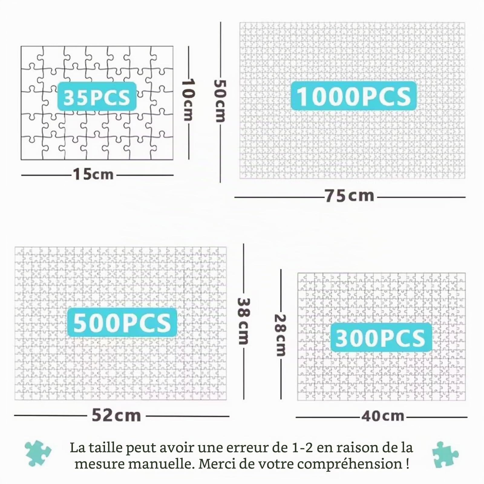 Puzzle 2000 Pièces Adulte, Fleurs Blanches 100 x 70 cm Jeu Classique Puzzles pour Adultes Jouet Éducatif, Puzzle pour Adulte 2000 Pieces, Jeu Difficile pour Les activités