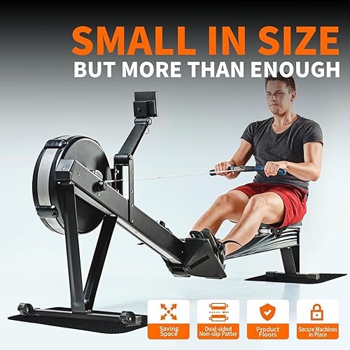 Miniatura 3 de Tapete de ejercicio extra grande, 7 x 5 pies, 8 x 6 pies, 10 x 6 pies (0.276 in), extra grueso, para suelo de gimnasio en casa, antideslizante,