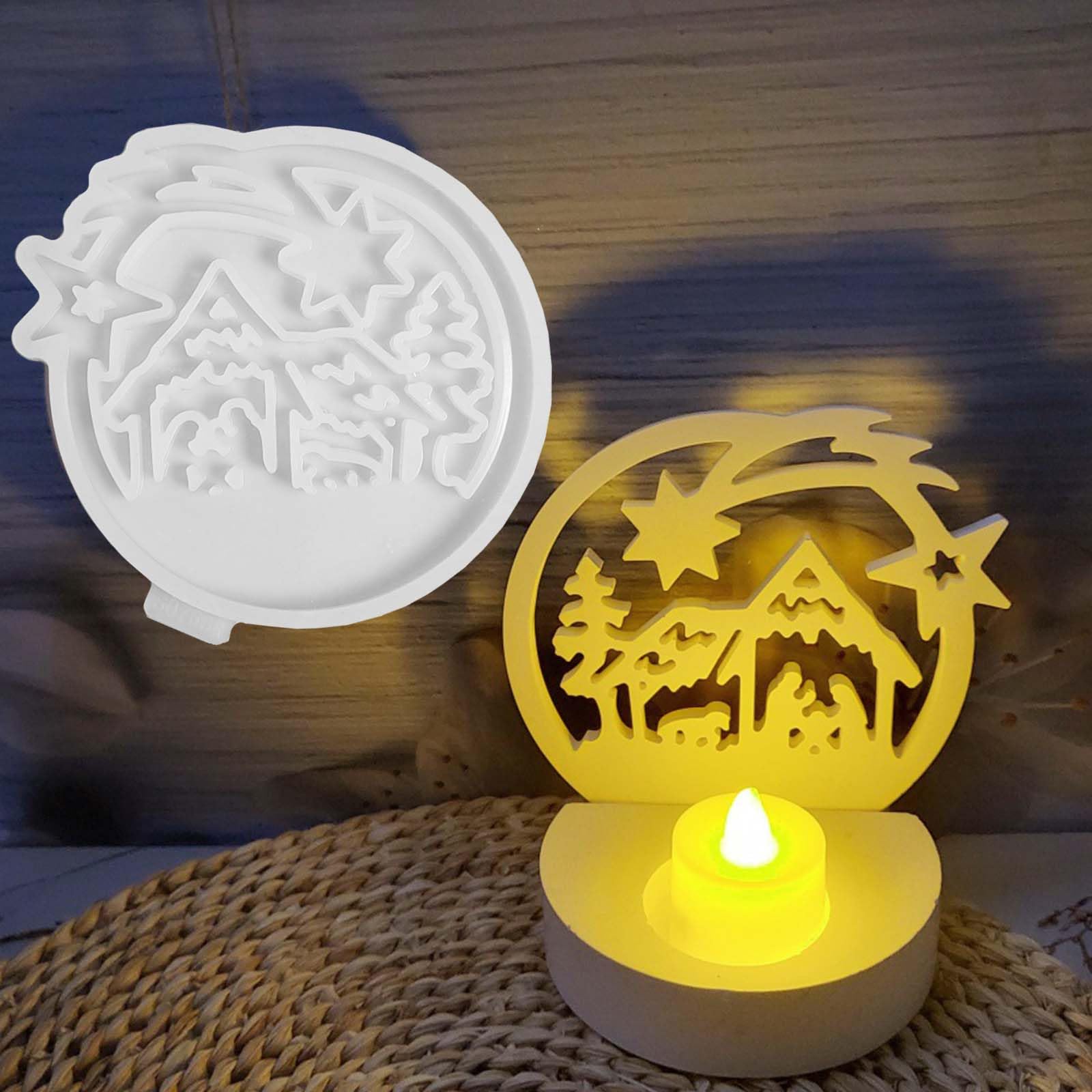 TREABEAR Lot De 3 Moules En Silicone Pour Sapin De Noël