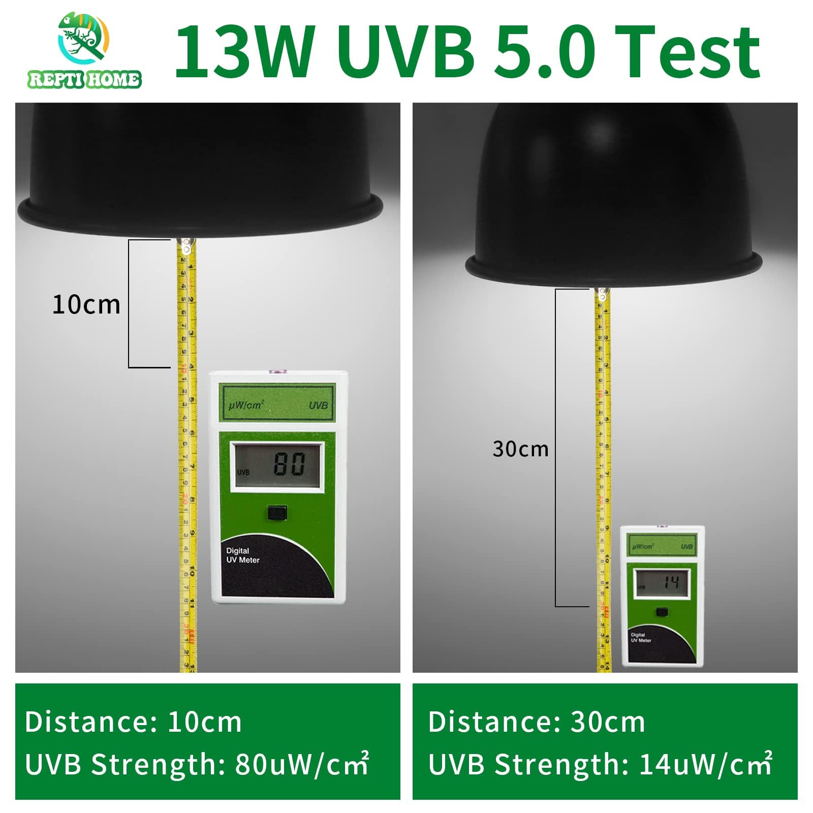 REPTI HOME Reptile UVB Light Bulb 13W, UVA UVB 5.0 Fluorescent Lamp Bulb - Image 3