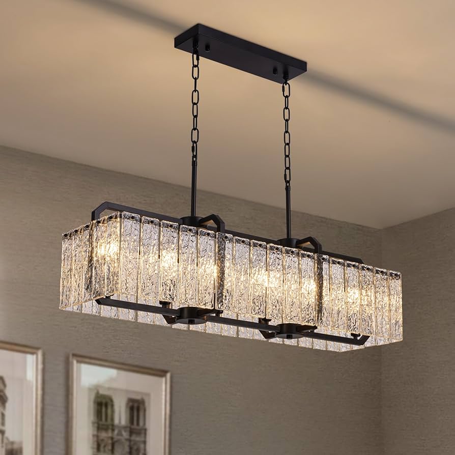 パンデイロ コンテンポラネア CONTEMPORÁNEA PDMM095LCT TOCHIC Black Crystal Chandelier 6-Light Modern Round