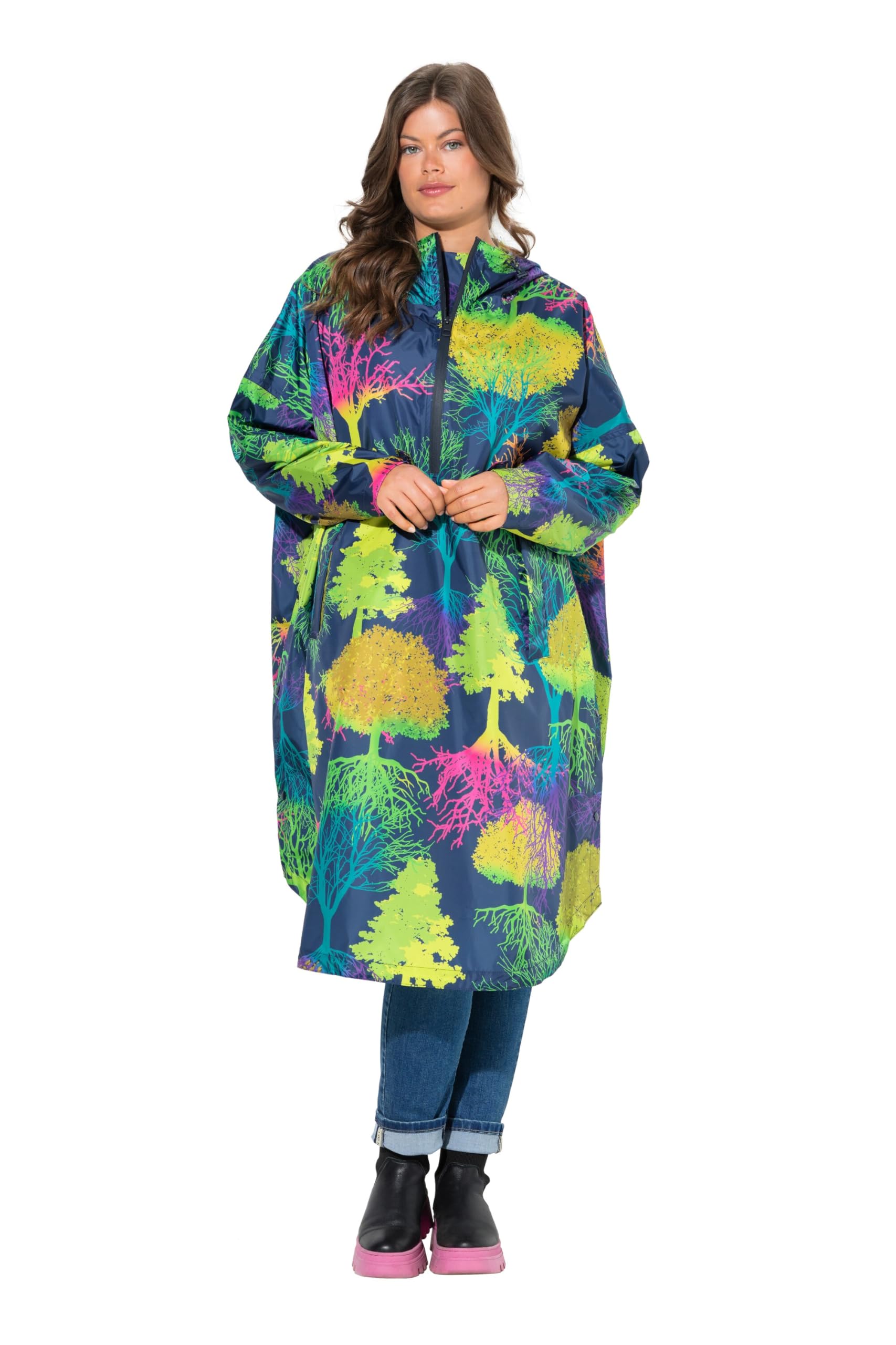 Laurasøn Funktions-Regencape, Unisex, Print, Kapuze 843051