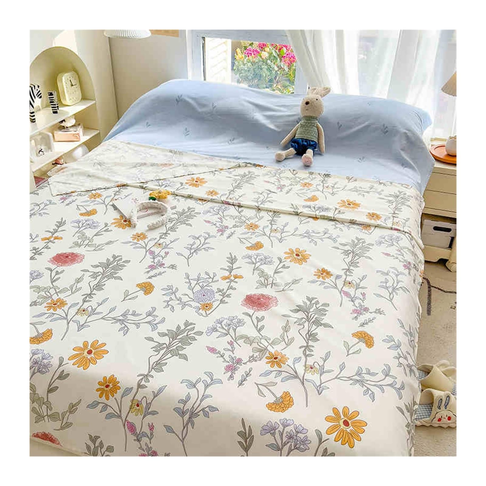 Saco de Dormir Compacto de Algodón Ultraligero Saco de Dormir de Verano Saco de Dormir Interior pequeño tamaño