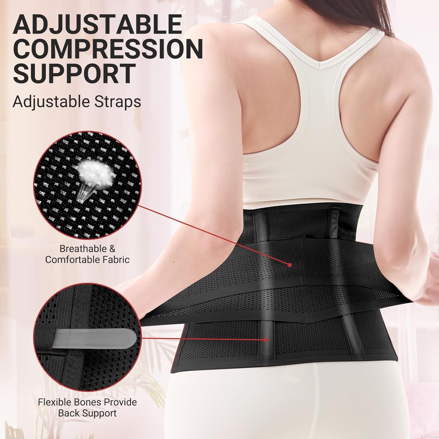 Trendyline Postpartum Belly Wrap for Women: Abdominal Binder Post Surgery Postpartum Belly Band Post Partum Binder - C Section Recovery Belt Post Partum Support Girdle Stomach Hysterectomy Belly Band - 4