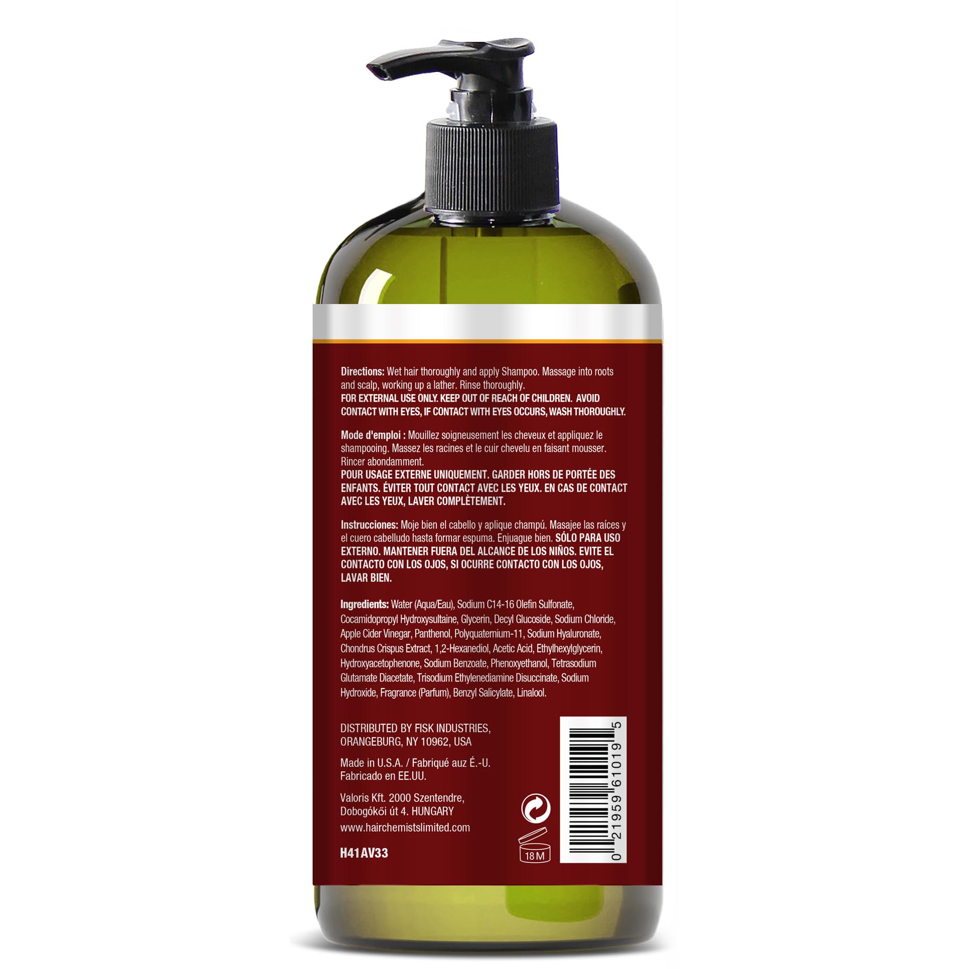 Amazon.com : Hair Chemist Apple Cider Vinegar Clarify & Detoxify