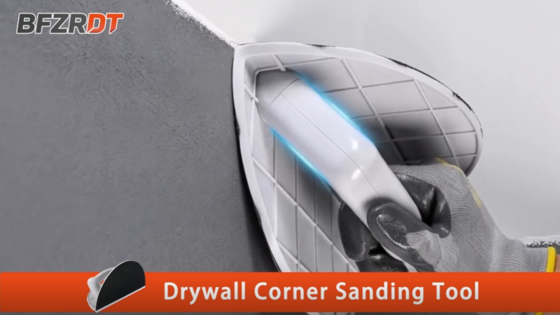 Image of Drywall Corner Sander, Semi Circular Hook and Loop Backing Angle Sanding Tool with 8Pcs 9 Inch Sanding Discs 80 120 180 240 Grit for Corners and Wall Cleaning and Polishing