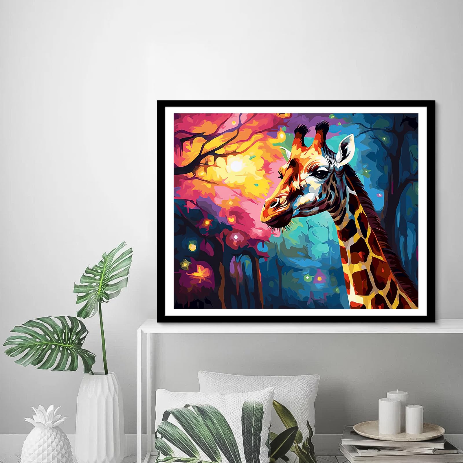 RICUVED Vache Peinture par Numéros pour Adultes, 40x50cm Sans Cadre –Animaux Peinture Numéros Kit de Peinture DIY avec Toile, Peintures Acryliques et 3 Pinceaux RICUVED Vache Peinture par Numéros pour Adultes, 40x50cm Sans Cadre –Animaux Peinture Numéros Kit de Peinture DIY avec Toile, Peintures Acryliques et 3 Pinceaux
