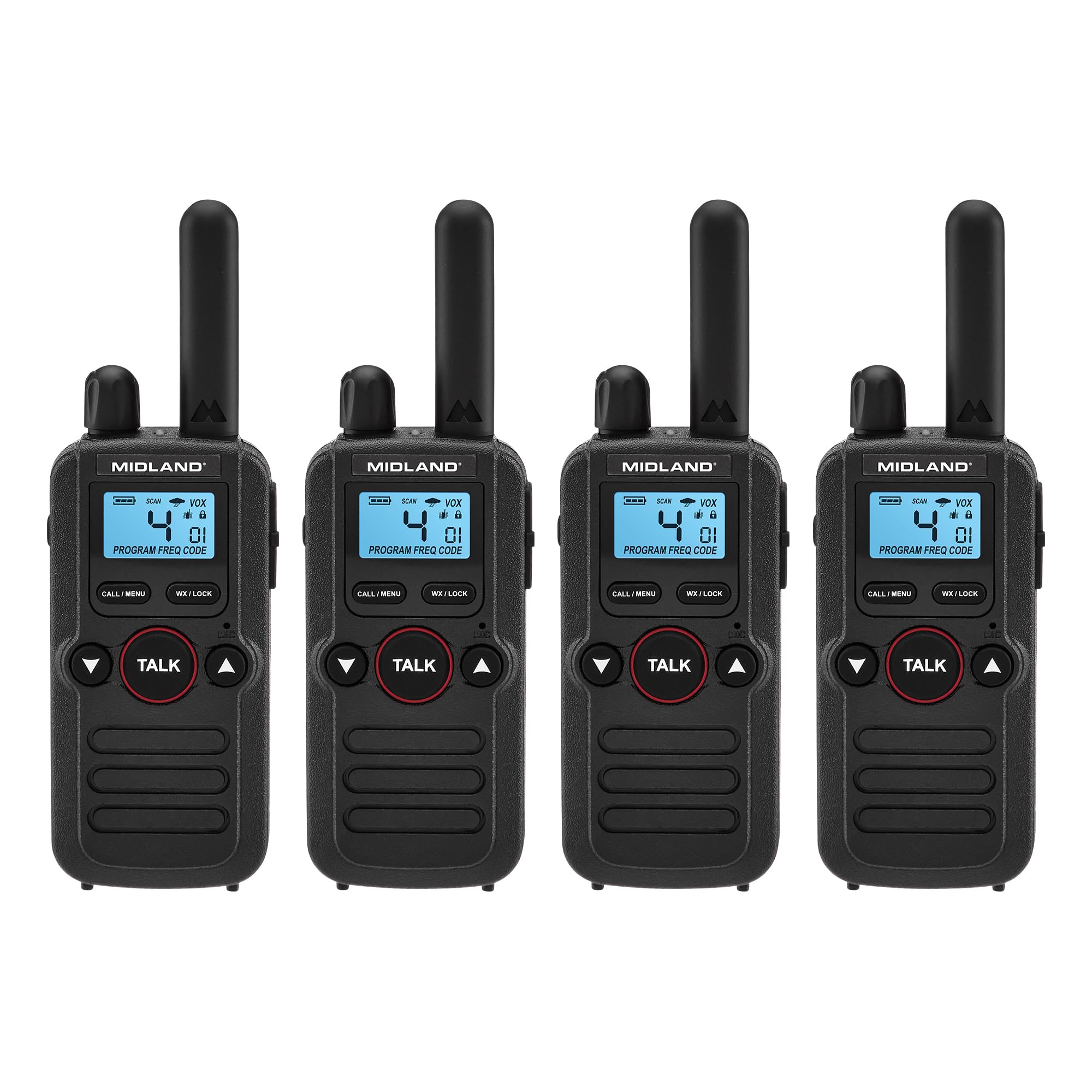 Midland BizTalk BR180 On-Site Business Radio - 4 Pack Bundle w/Chargers