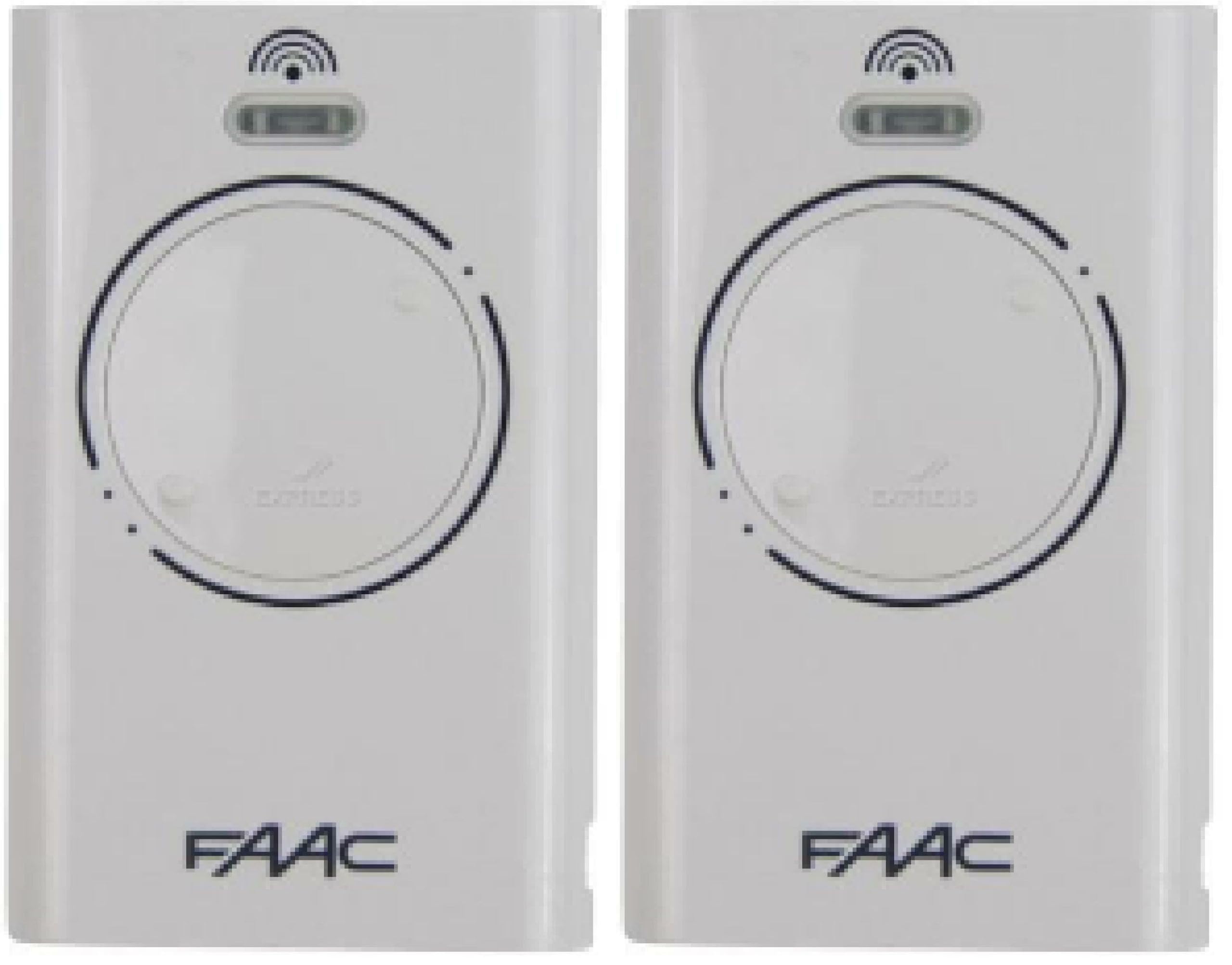 FAAC XT2 868 SLH LR Radiocomando trasmittente 868MHz, Bianco (Confezione da 2)