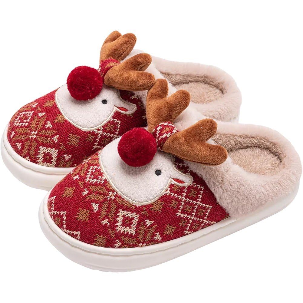 Pantoufles de Noël pour femmes, le cadeau chaud idéal pour la maison