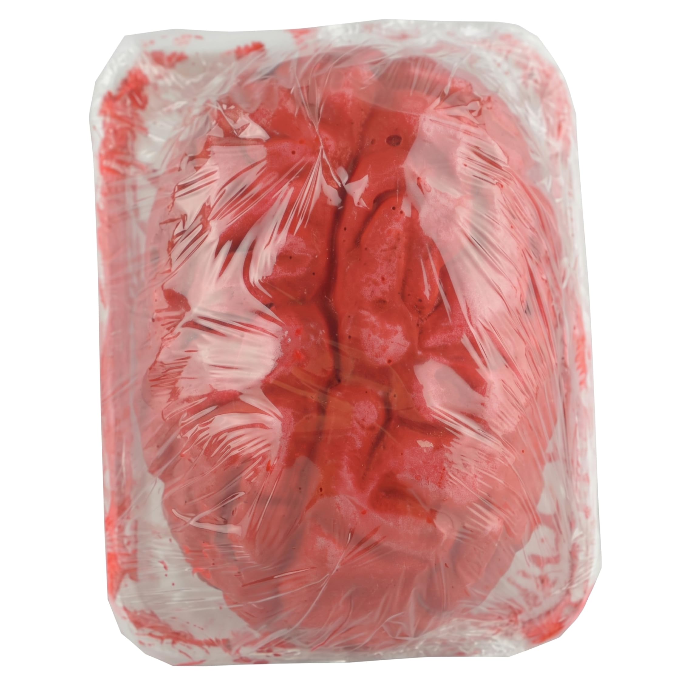 Monwssoe Bloody Halloween Decorations, Brain Halloween Prop In Bloody Fast Food Box - Spooky Haunted House & Prank Decor