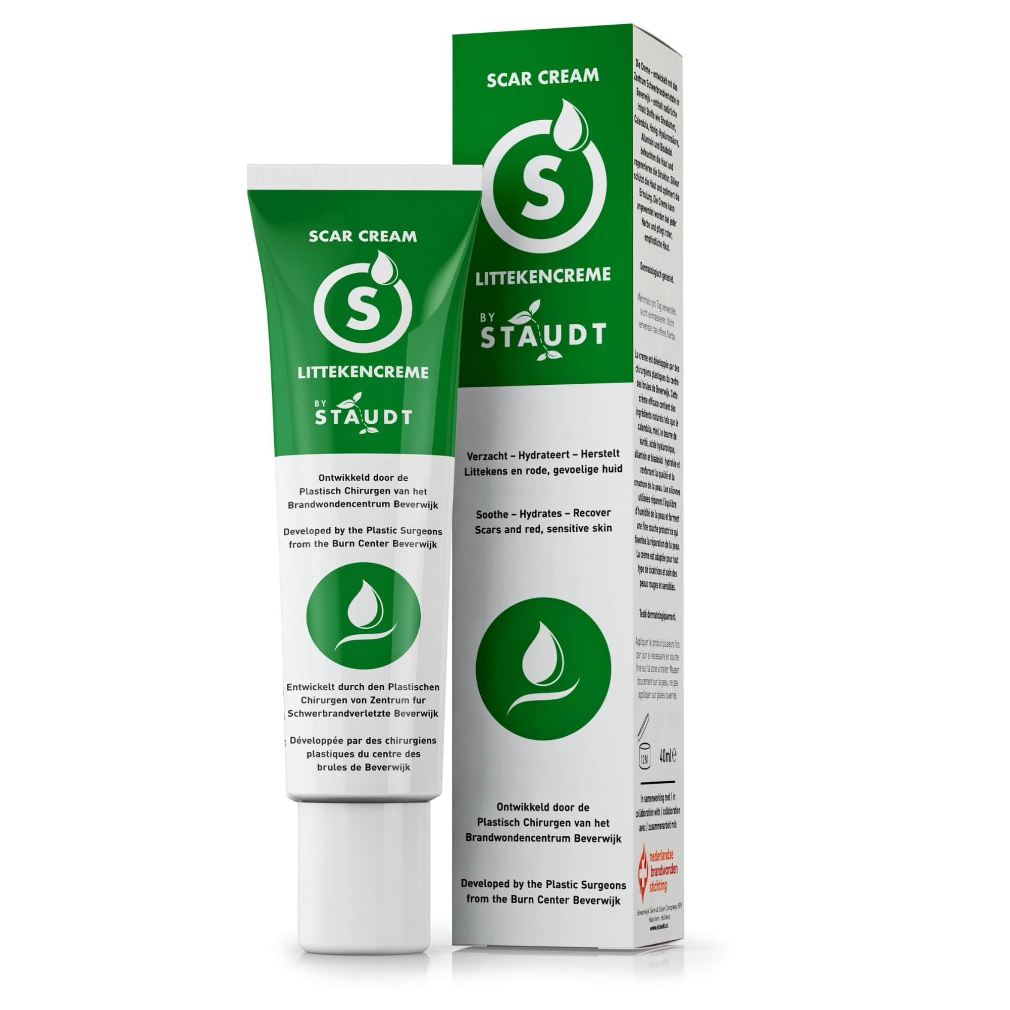 Scar Cream - Skin Healing Cream with Vitamin E, Honey, Hyaluronic Acid, Silicone - Eczema Lotion for scars caused by Skin Rashes, Body Acne, Burns, Wounds, Stretch Marks, Diaper Rash, Insect Bites