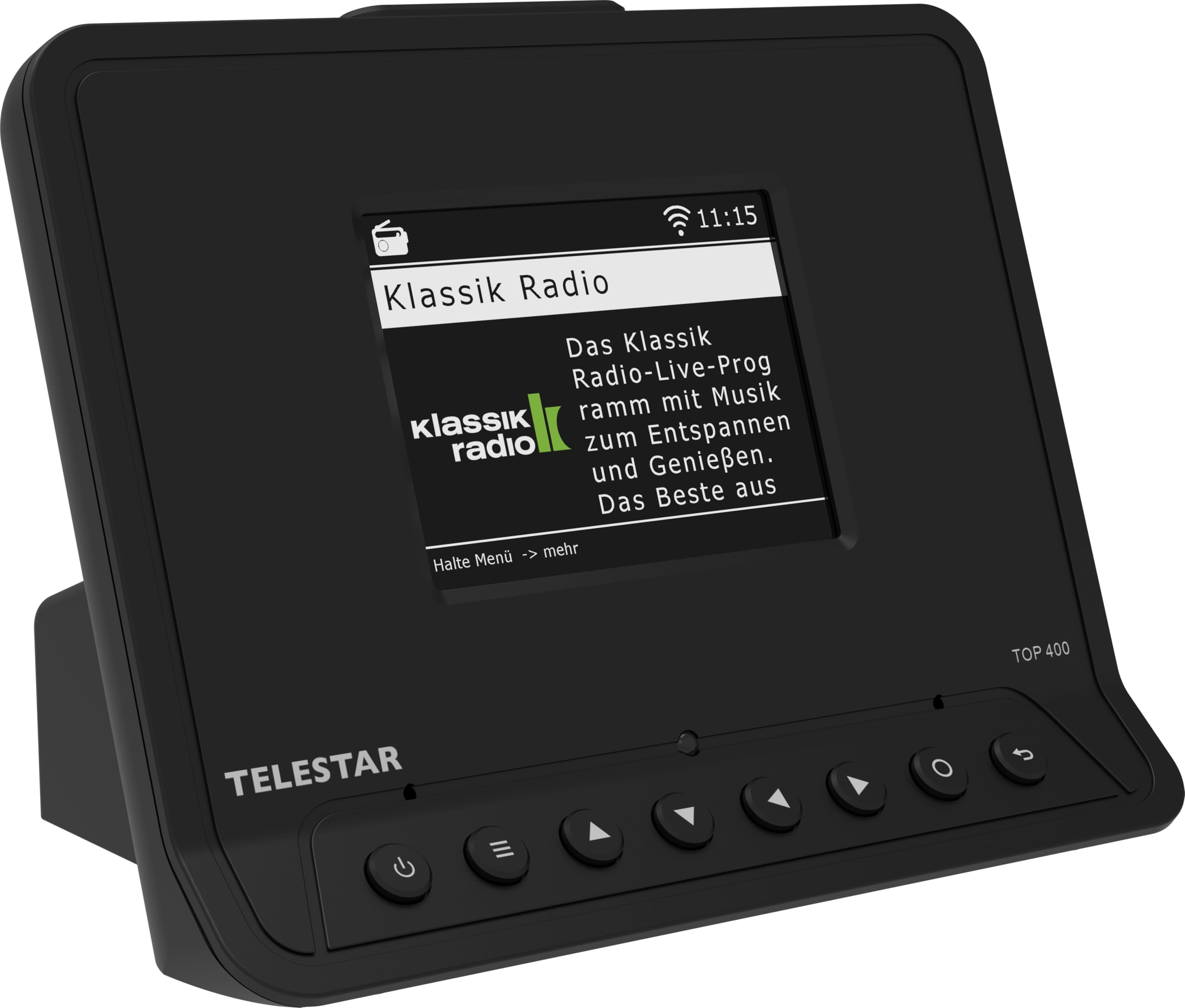 TELESTAR TOP 400 – HiFi-Adapter zur Aufrüstung von HiFi-Anlagen – Schwarz | Internetradio, DAB+, Streamingdienste, Bluetooth Audio-Streaming & Sendefunktion, USB-Aufnahme, Hotelmodus, Nachtmodus