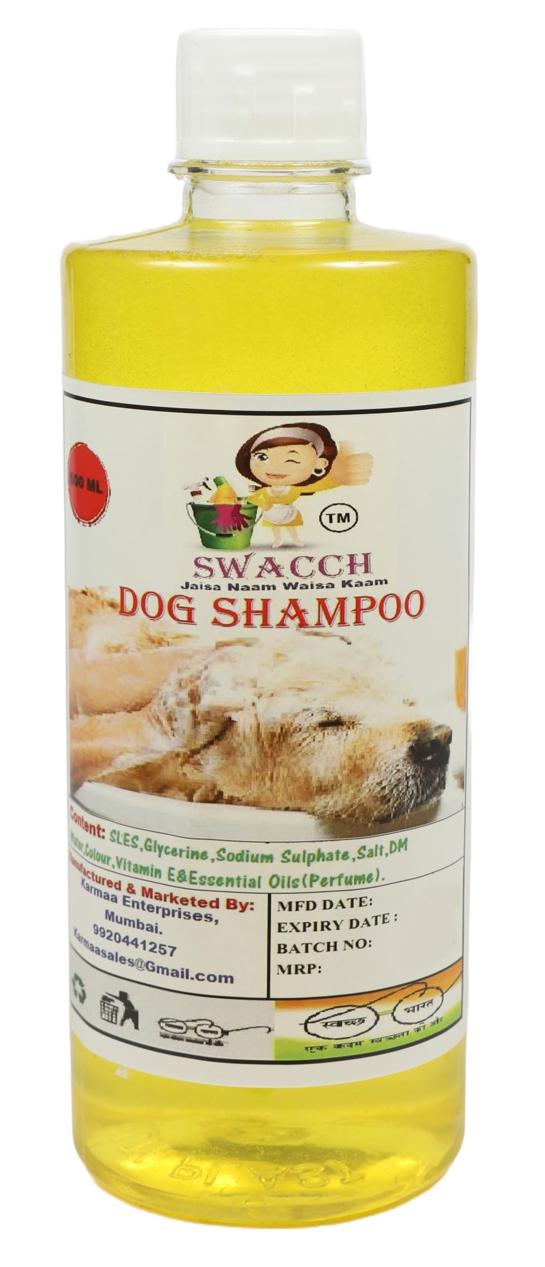 SWACCH Dog Shampoo (500ML) Lemon (B0BMVTQHZ7) Amazon Price History, Amazon Price Tracker