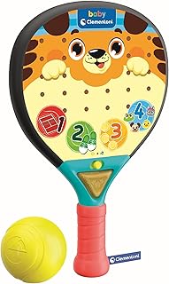 Baby Clementoni Baby Paddle with Ball - With Bat, Soft Rubber Ball & Electronic Activity Centre for Motor Skills & Dexterity - for Toddlers from 1-4 Years - 17591