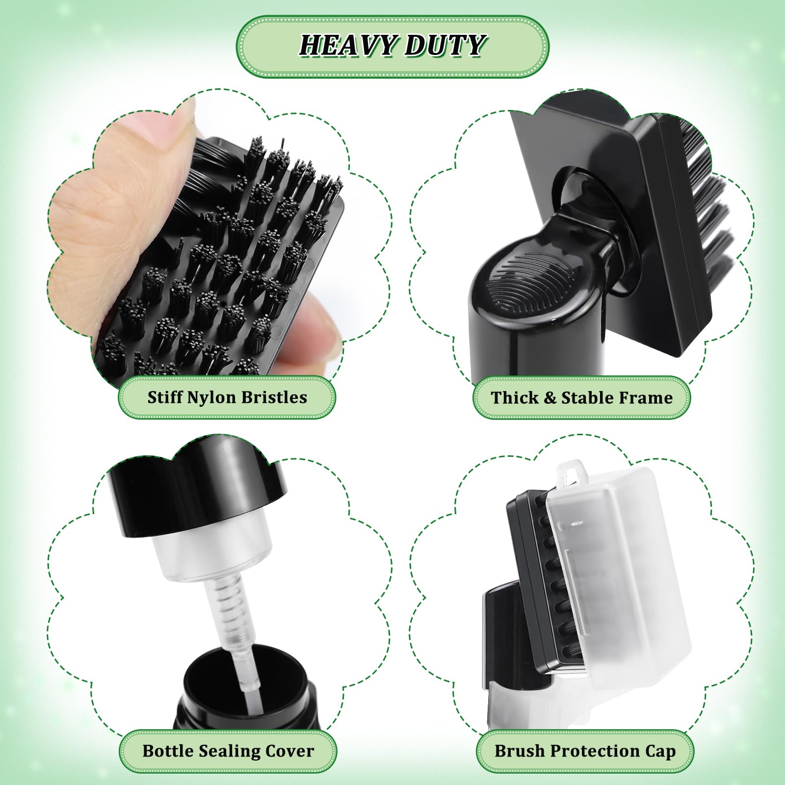 Spazzola per mazza da golf, per la pulizia delle scanalature, per golf, golf club, con spray d'acqua e ganci, accessorio da golf multifunzione per racchette da golf