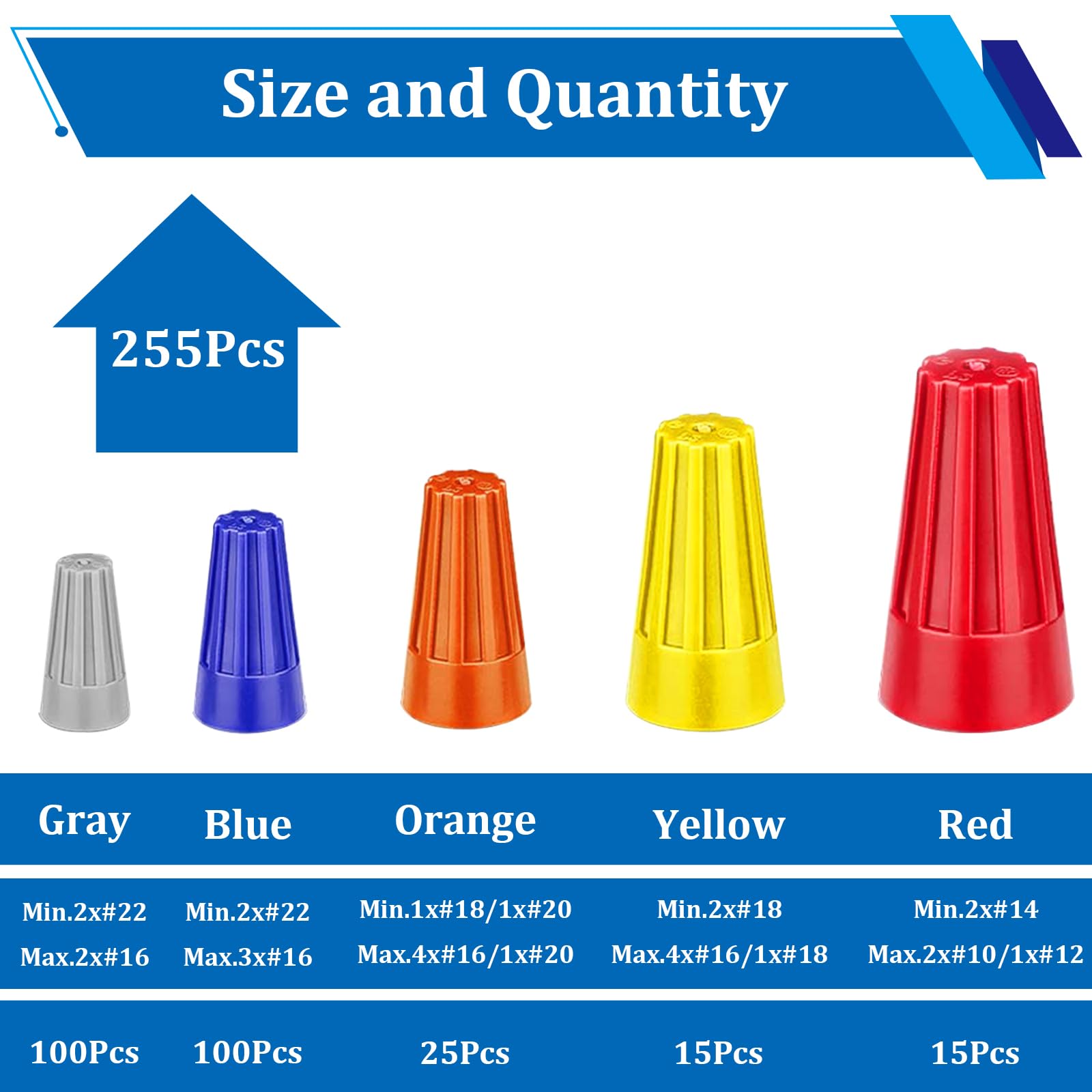 Morris Products 12754 Nylon Insulated Ferrules - Din Standard - 10 AWG .472