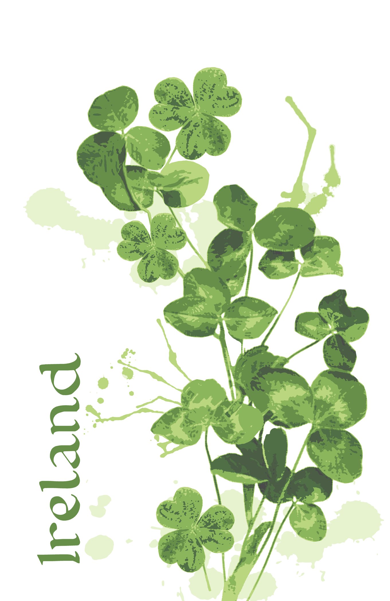 Ulster Weavers Irish Shamrock Cotton Tea Towel