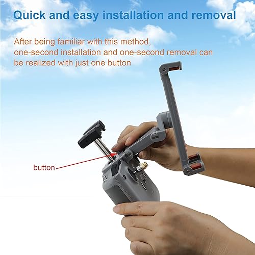 Miniatura 5 de Hanatora RC-N3 N2 N1 N1C Control remoto 4.7-12.9 pulgadas soporte para tablet DJI Flip, Neo, Air 3S/3/2S/2, Mavic 3 Classic, Mini 4K/5/4 Pro/3/2/2