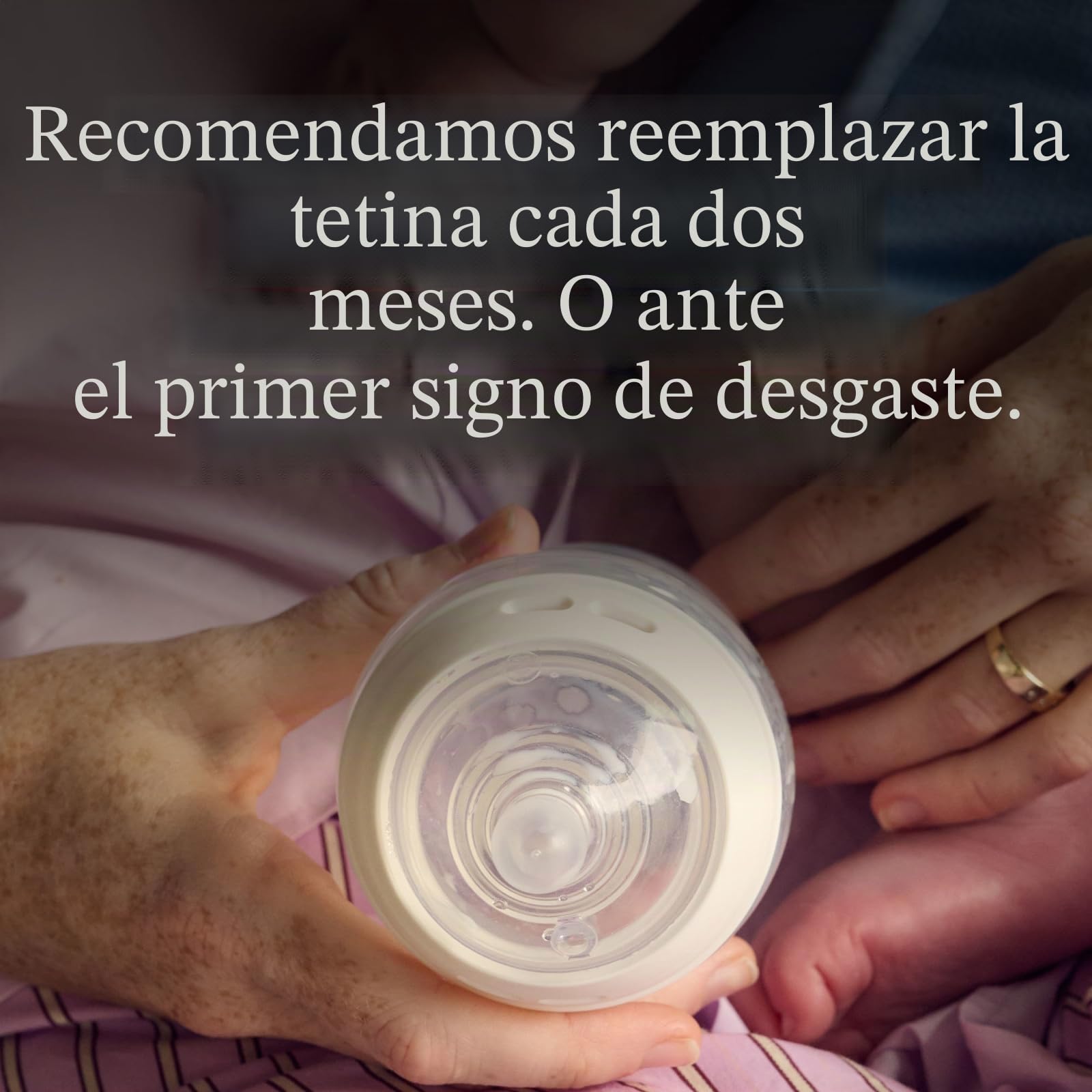 Tommee Tippee Closer to Nature Tetinas con Forma de Pecho y Válvula Anticólico, Silicona Suave, Flujo Medio, 3m+, Pack de 6