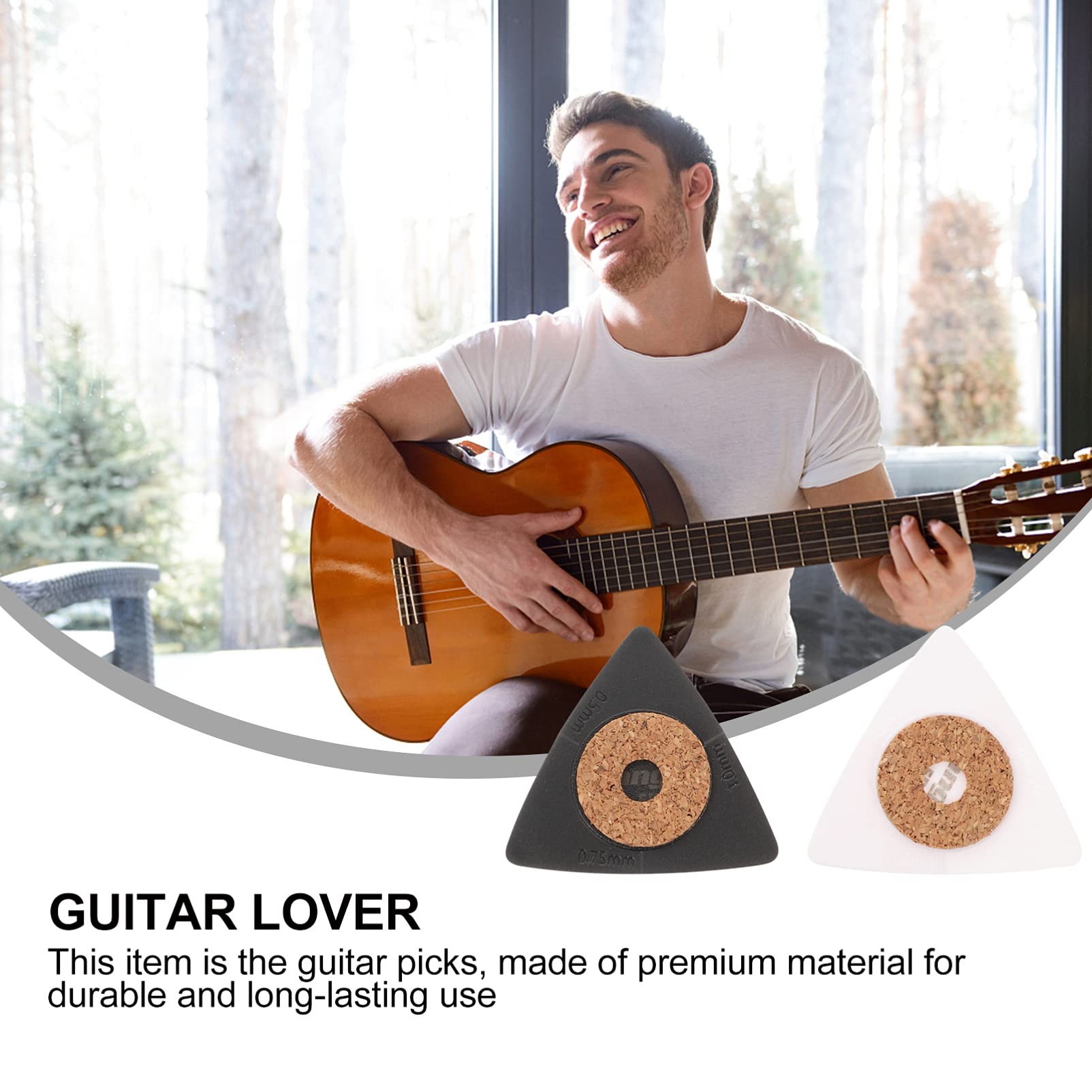 ibasenice 4 Sets Einzigartige Dreieck Form Gitarre Plektrum Gitarre Picks für Zubehör Hergestellt