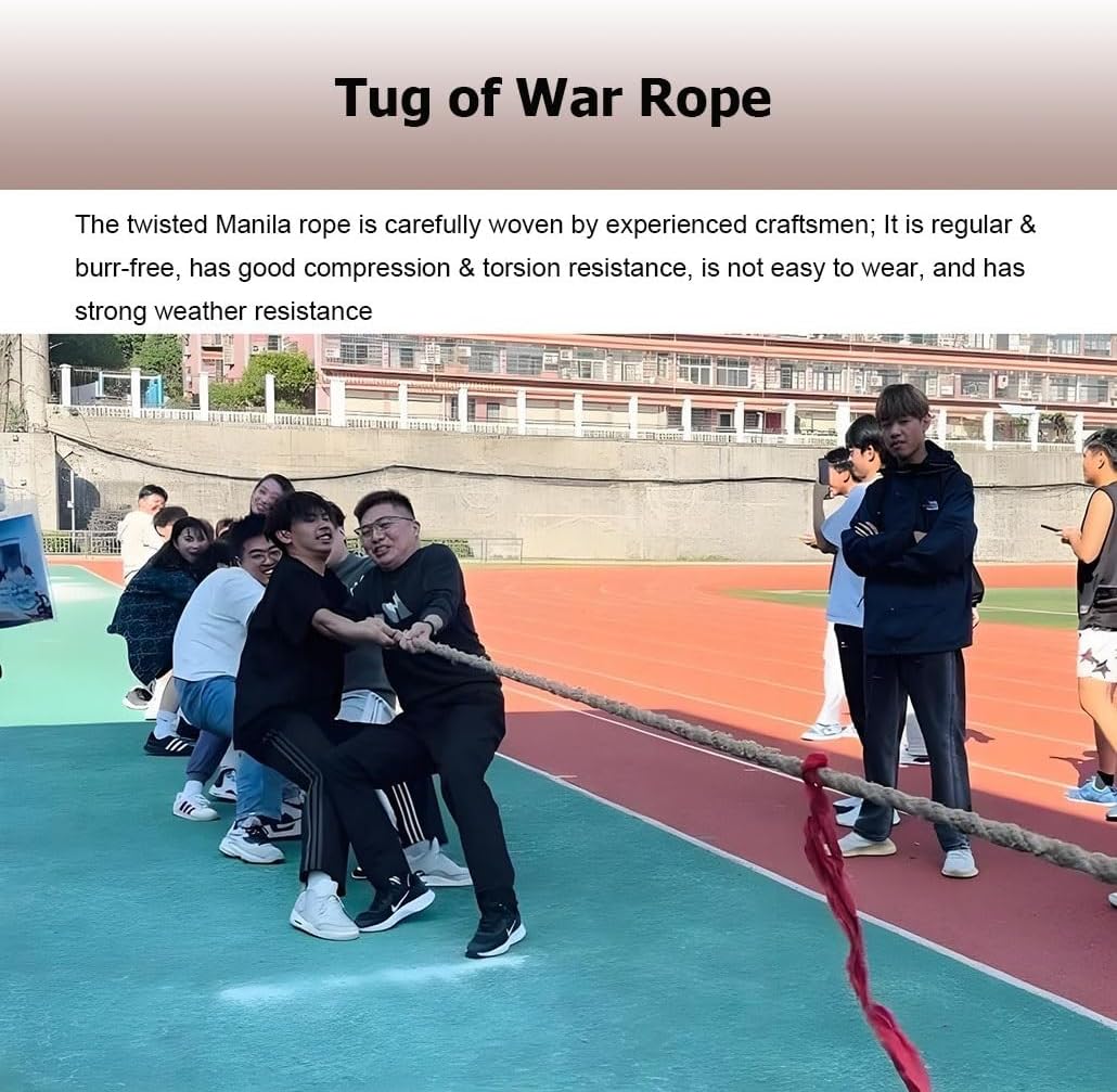 1-60 mm Natural Twisted Jute Rope, Multipurpose Hemp Rope for Swing Hammock Climbing Decor Railing Docks Crafts Nautical Landcaping(5mmx50m)