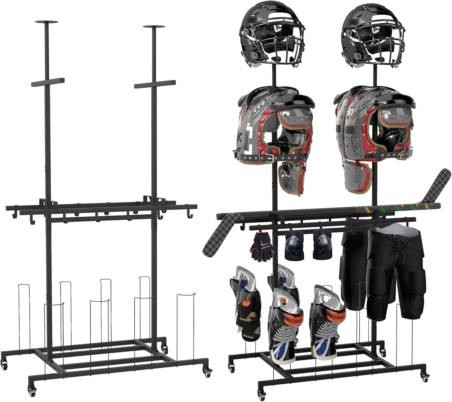 huyear Hockey Gear Drying Rack, Large Capacity