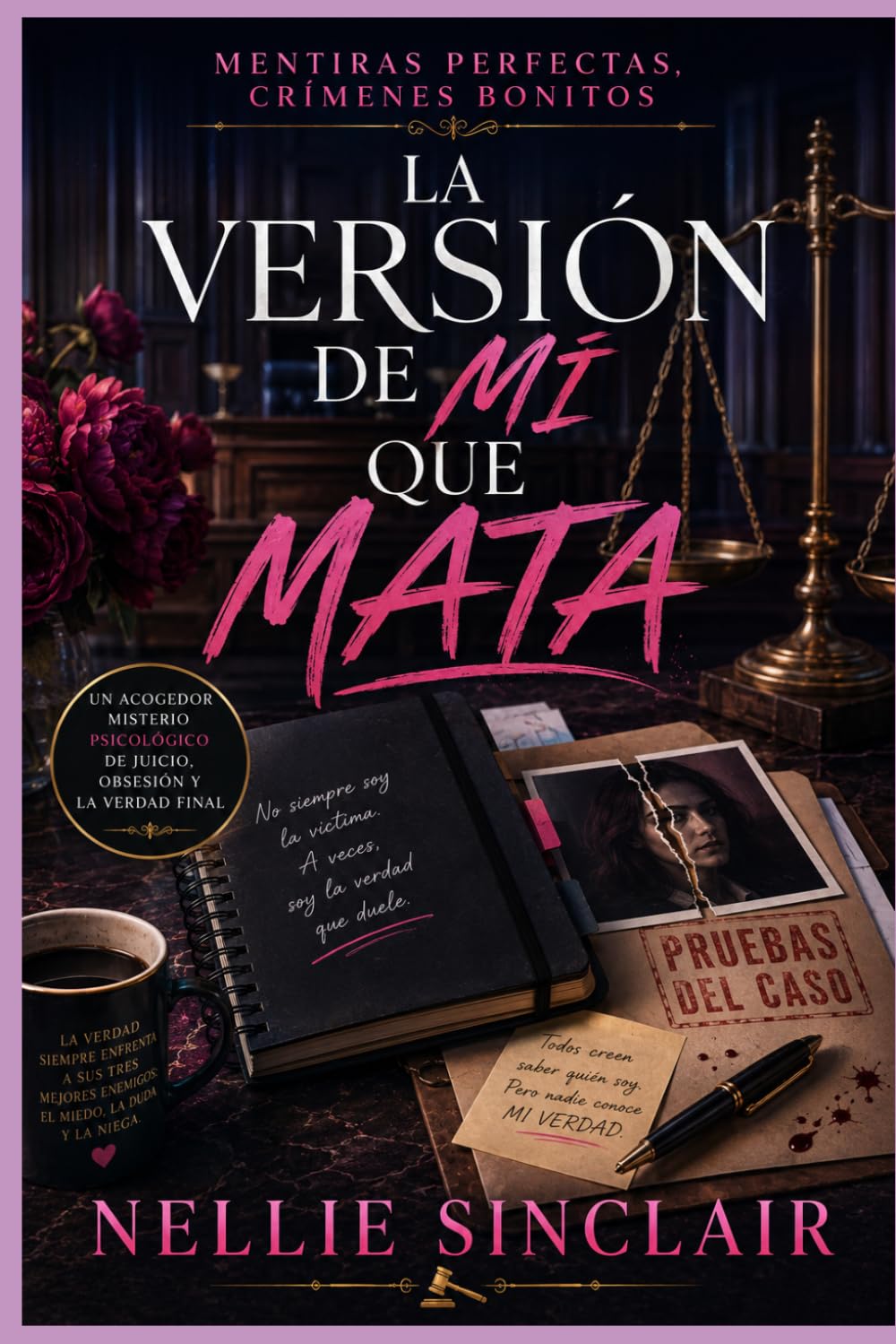 La versión de mí que mata: Un acogedor misterio psicológico de juicio, obsesión y la verdad final (Mentiras perfectas, crímenes bonitos)