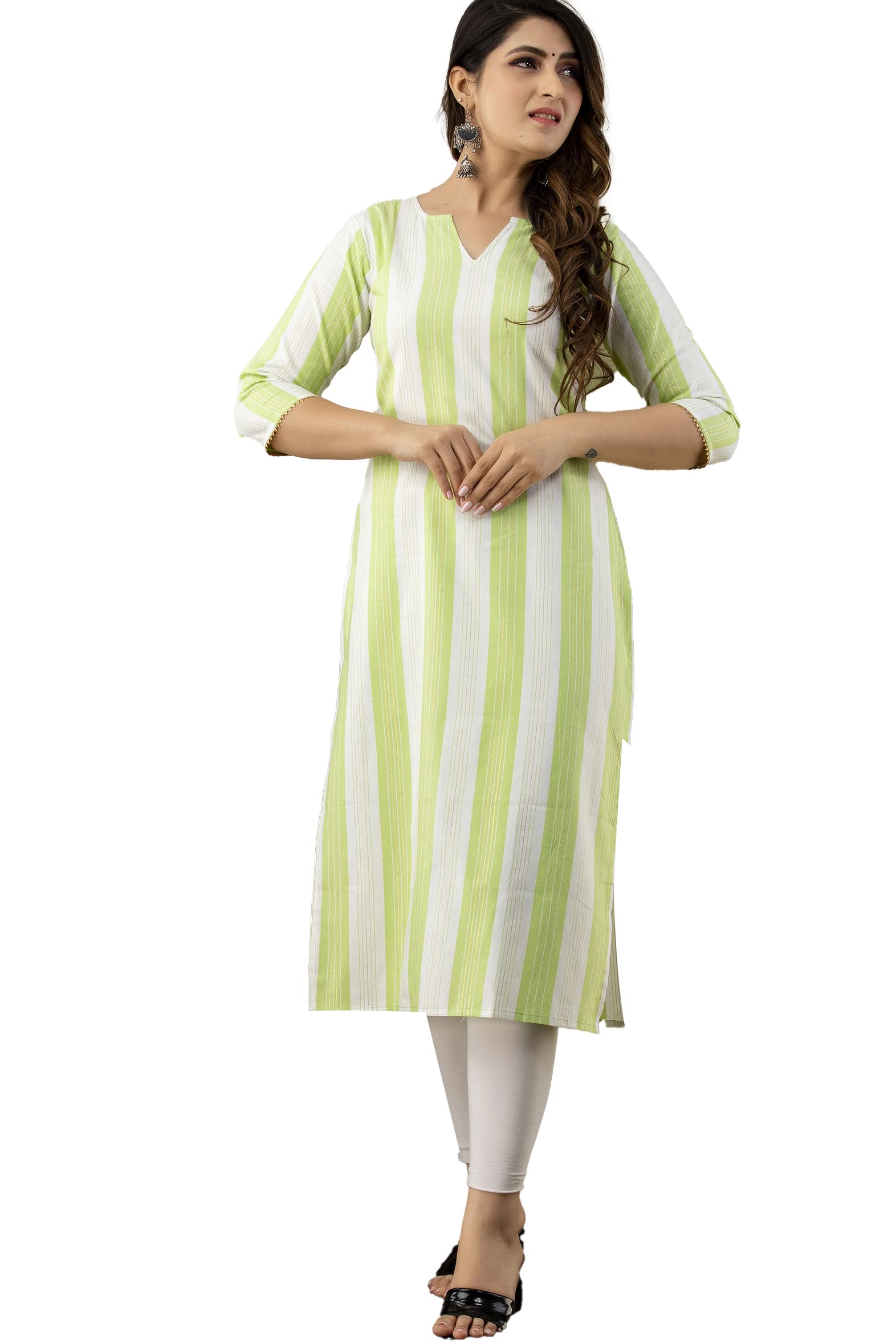 LookMark Women's Cotton Regular Fit Casual Kurti