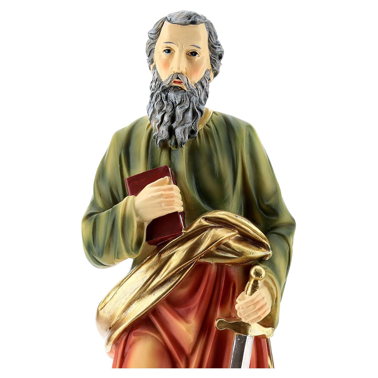 Holyart Imágenes de Resina y PVC: San Pablo Estatua Resina de 30 cm