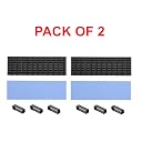ParuhT PhT01144 2-Packs M.2 NVMe SSD Heatsink 2280 with Thermal Pad, Aluminum Cooling Heat Sink for NVMe/SATA SSD, Laptop & Desktop Cooling Solution, Multicolor, PTNHS02 gallery image
