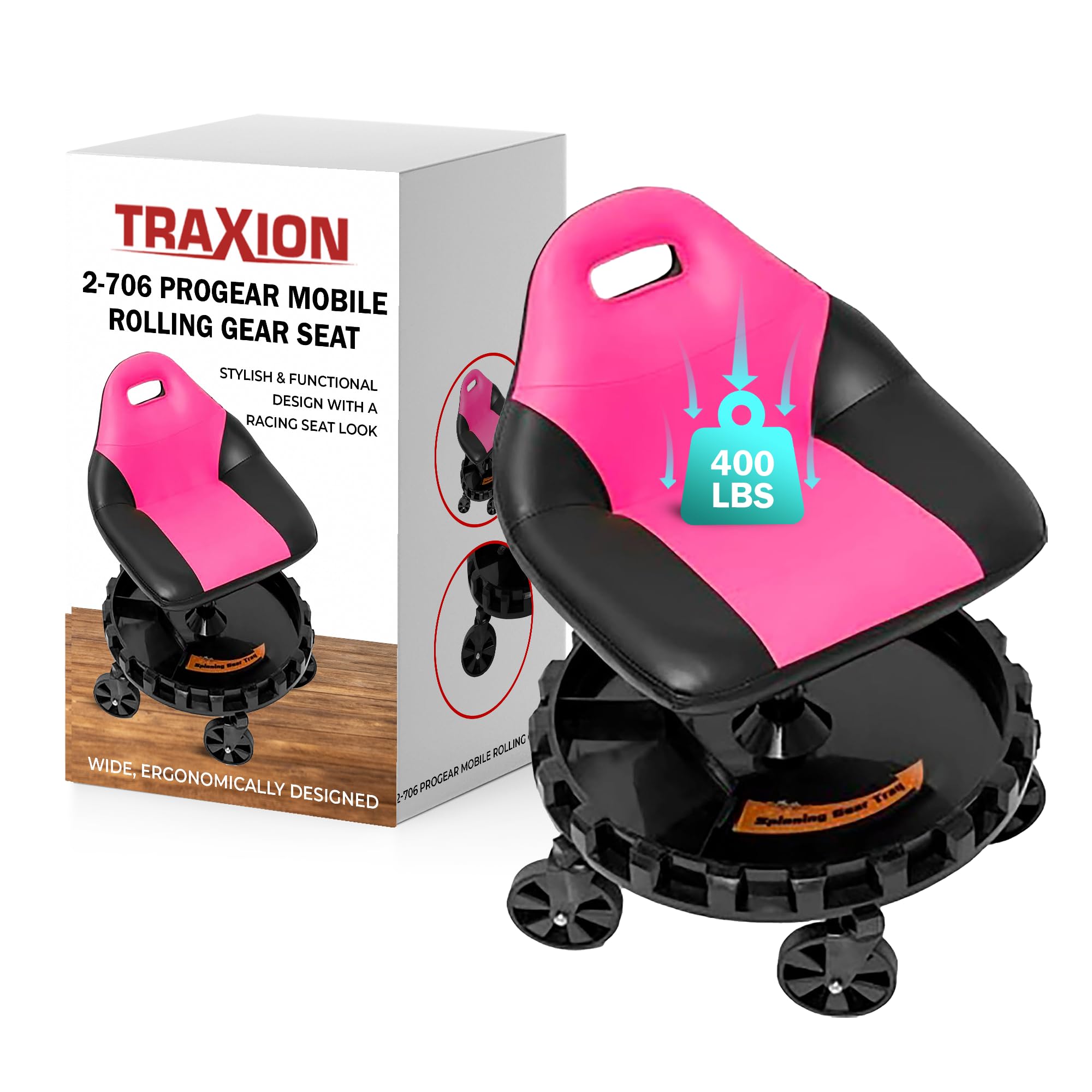 Amazon.com: Traxion 400lb Capacity 2-706 Pink Progear Mobile