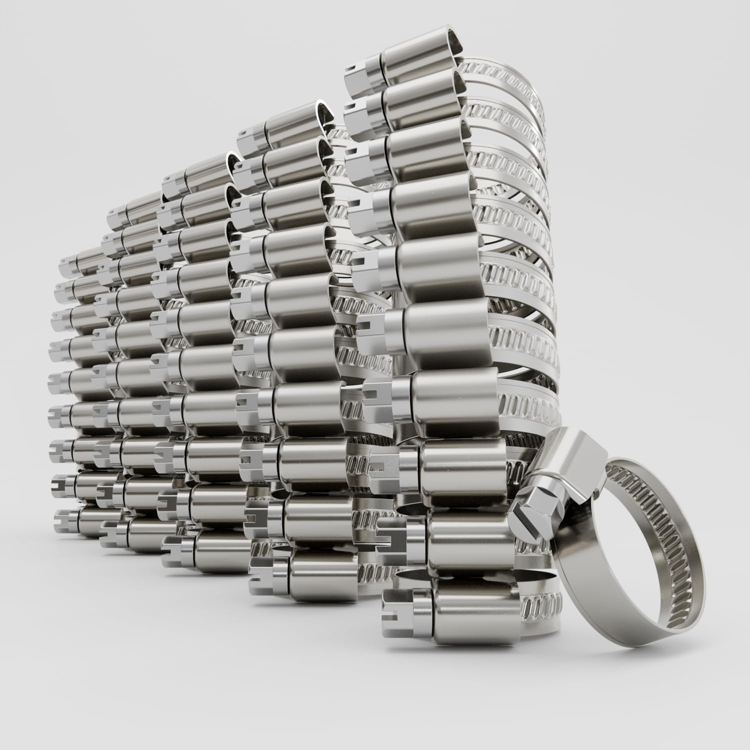 Colliers de serrage réglable en inox 16-25 mm contre les fuites d'eau