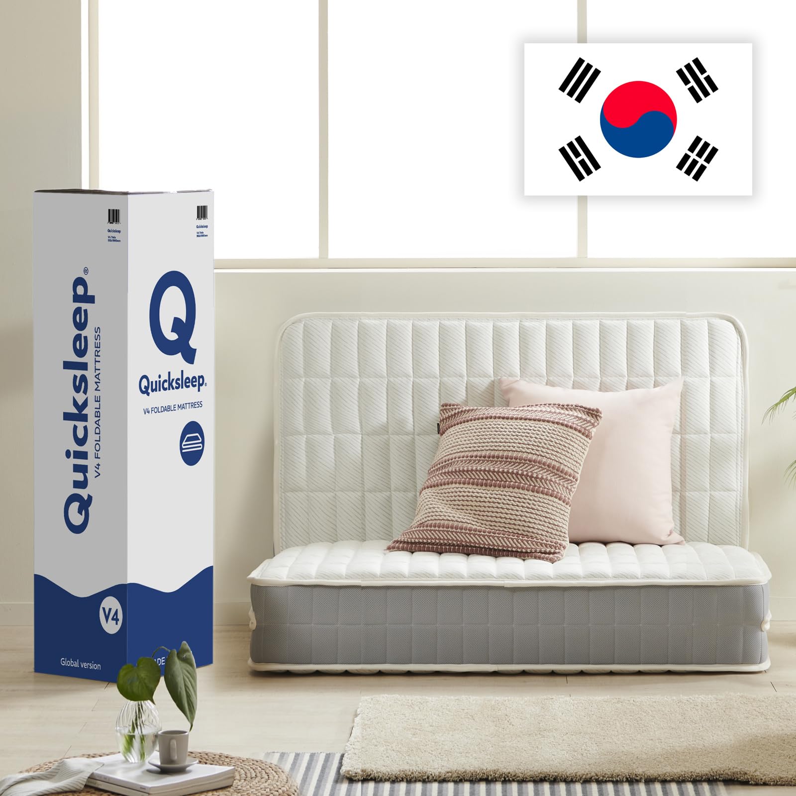 QUICKSLEEP QJ4 Z キューブマットレス シングルサイズ Amazon.com: QUICKSLEEP Korean QA4 Z Cube Mattress, (Queen