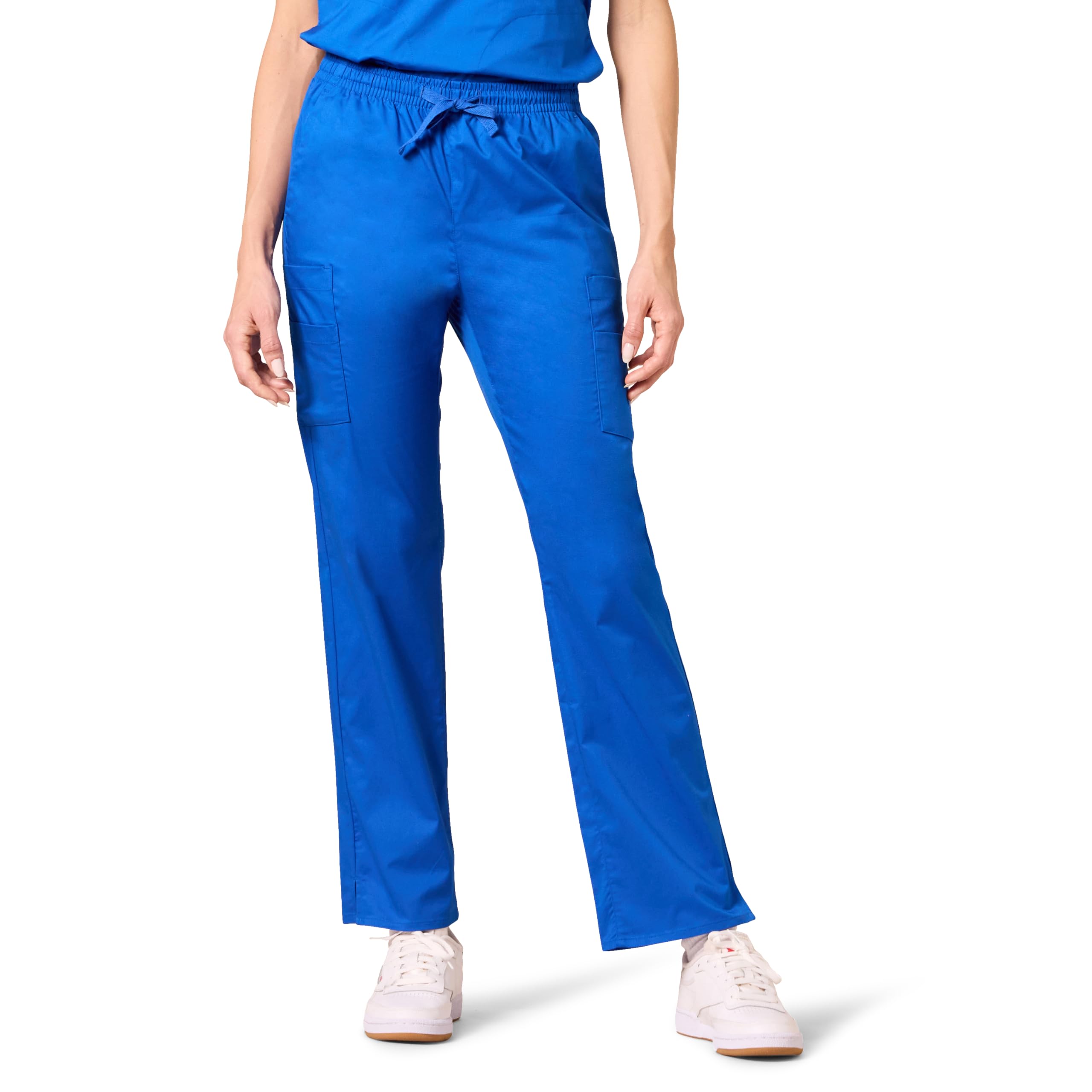 Amazon Essentials Women's Quick-Dry Stretch Scrub Trousers (Available in Plus Size), Blue, XS
