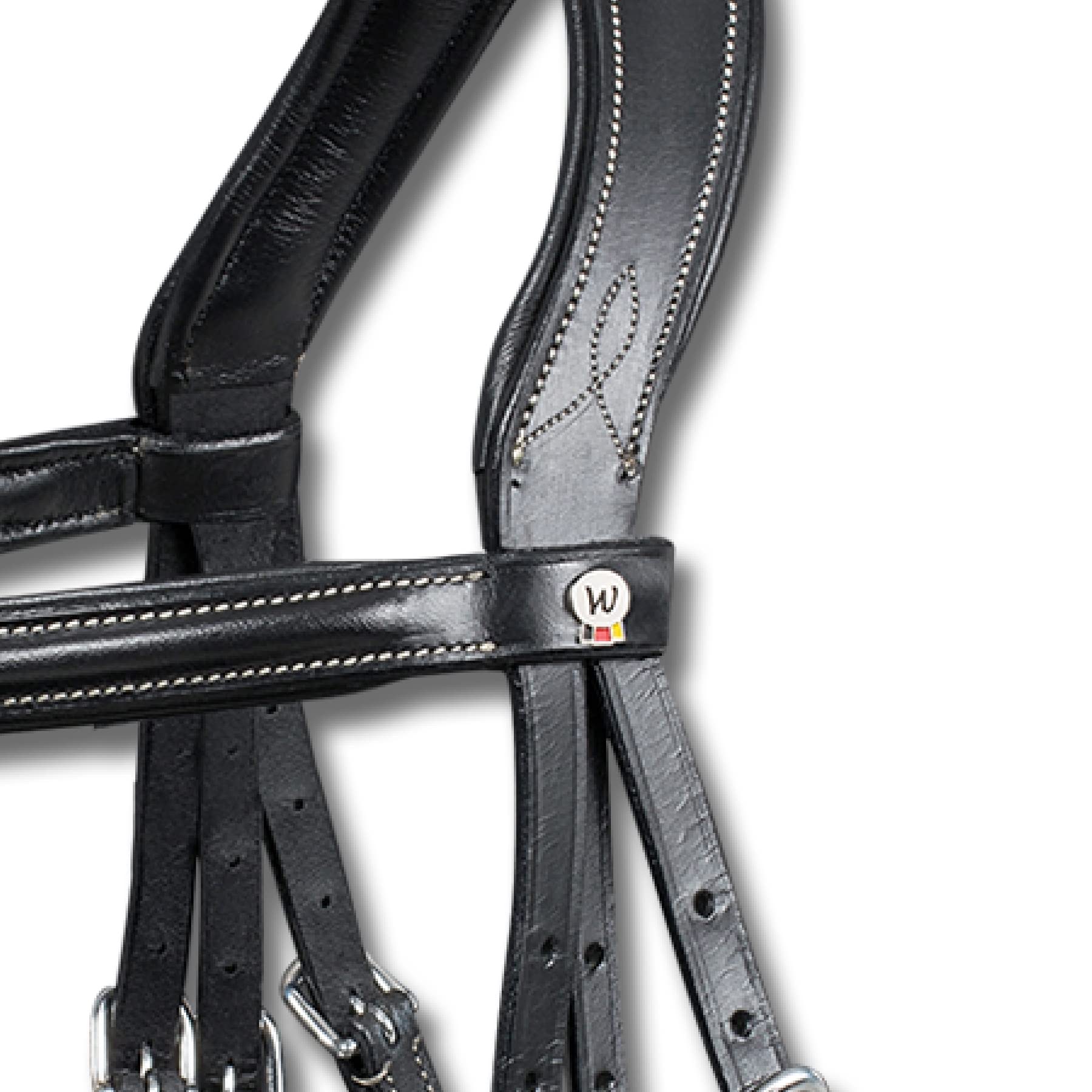 Waldhausen Testiera con sovracapo anatomico COB, Nero
