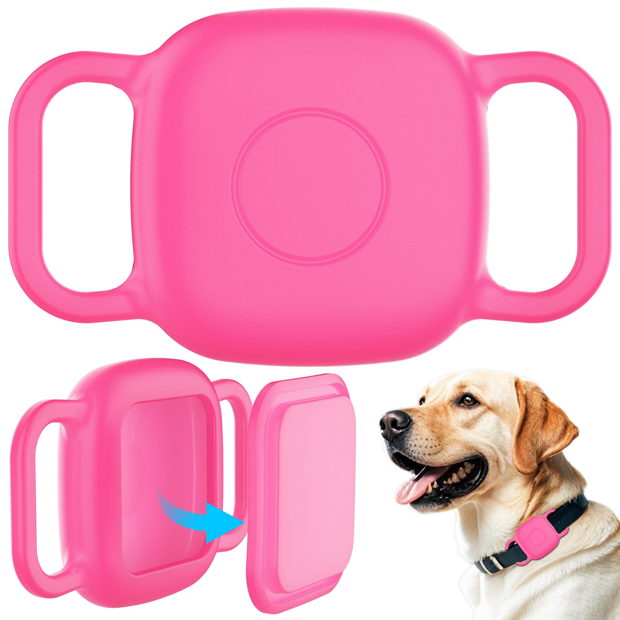 DDJ Dog Collar Case for Tile Life360 Mate 2024/2022 Bluetooth Tracker - Image 2