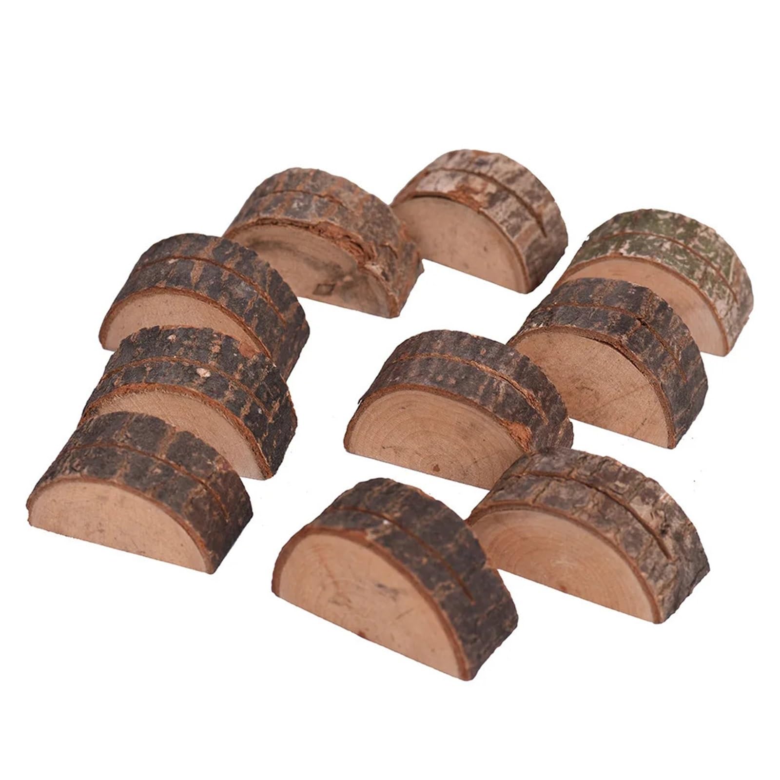 Memo-Clip-Halter, rustikaler Tischkartenhalter aus Holz, Kraftpapier, für Namen, Nummern, Fotoständer, Hochzeit, Hochzeit, Party, 50 Stück