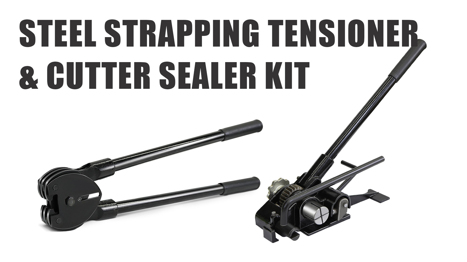 Image of Strapping Sealer /Crimper for 3 /4 inch Steel Strapping Band Manual Banding Tool with 19 inch Extended Handle
