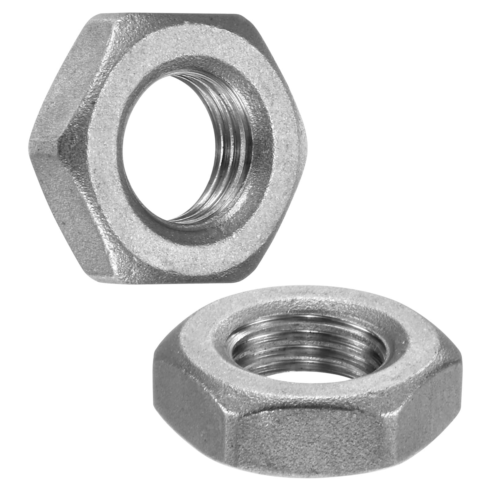 M METERXITY 2-Pack Cast Pipe Fitting Hex Locknut