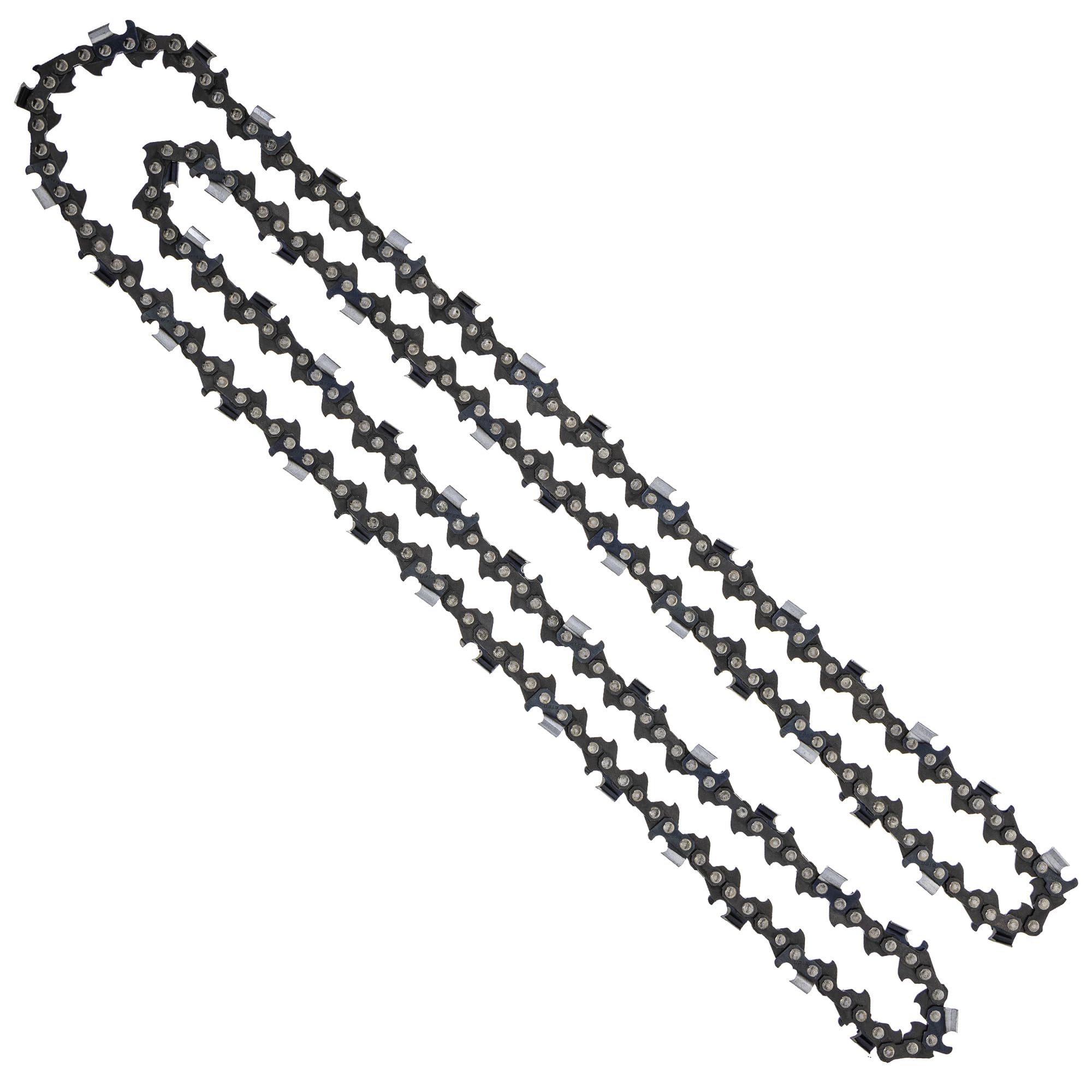 8TEN Semi Chisel Chainsaw Chain 36 Inch .050 3/8 114DL for Stihl MS 390 440 660 (2 Pack)