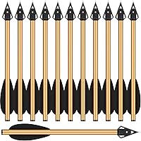 Vista 10 de Mini pernos de ballesta de aluminio, flechas de ballesta de 6.3 pulgadas, puntas afiladas de cabeza ancha, flechas de caza para 50-80 libras, mini