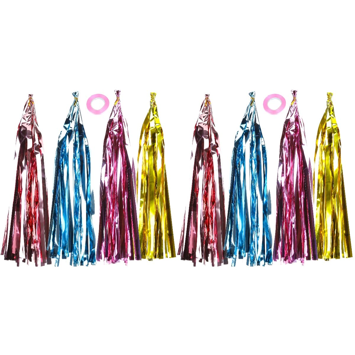 LUOZZY 8 Packs Tassel Garland Banners Party Hanging Decorations Tassel Backdrop for Birthday