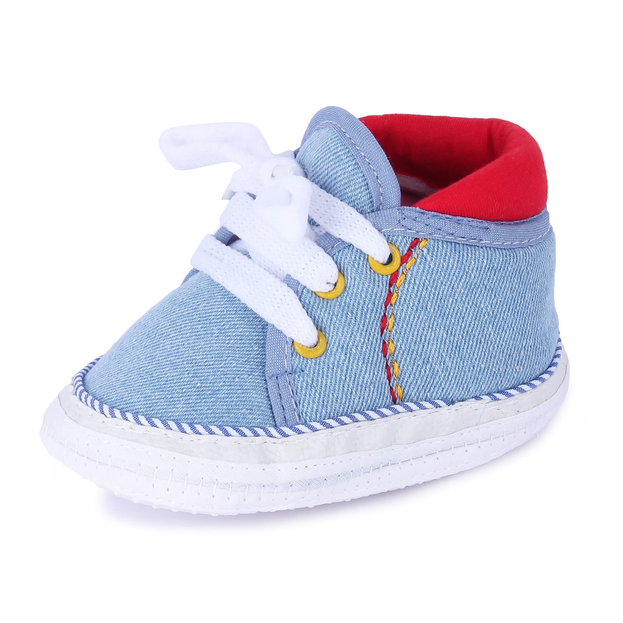 Butterthief Baby Girls and Baby Boyd Infant First Walking Shoe Blue (6-9 Months) Blue