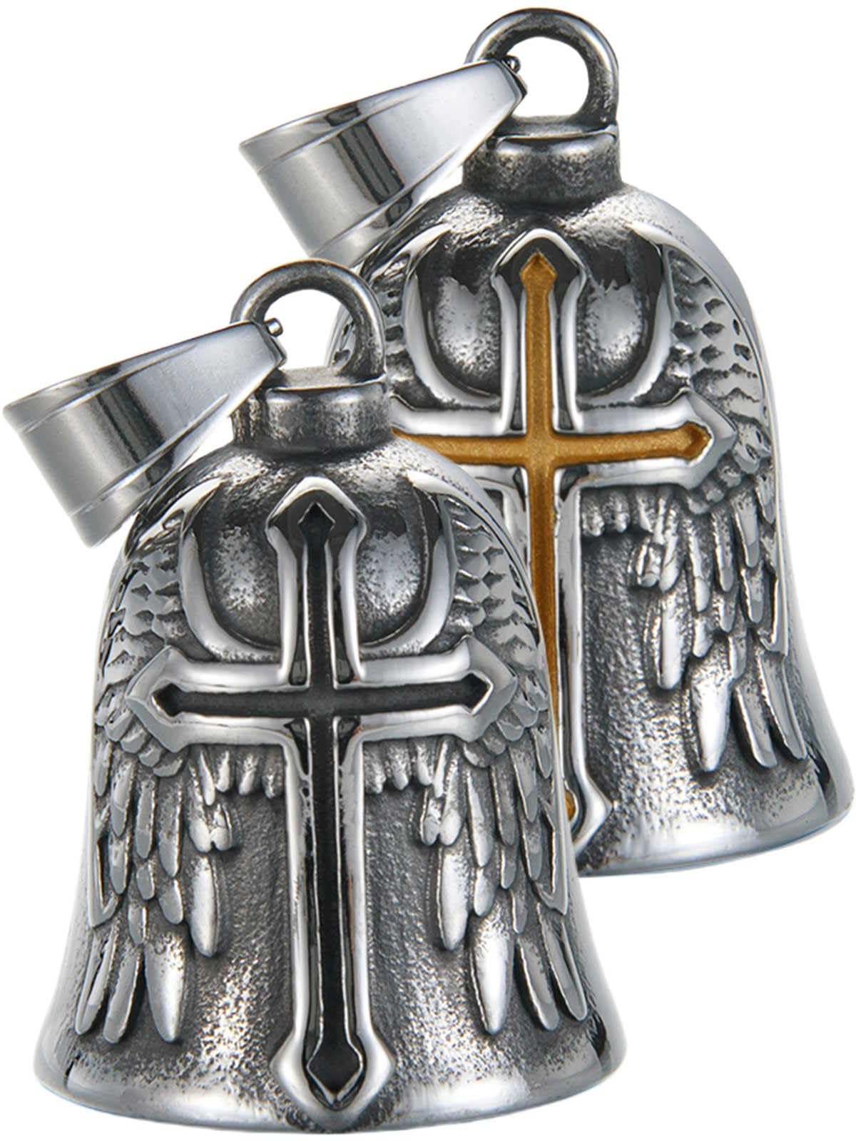 Motorcycle Bell Guardian Angel Gremlin Lucky Charm Gift For Riders