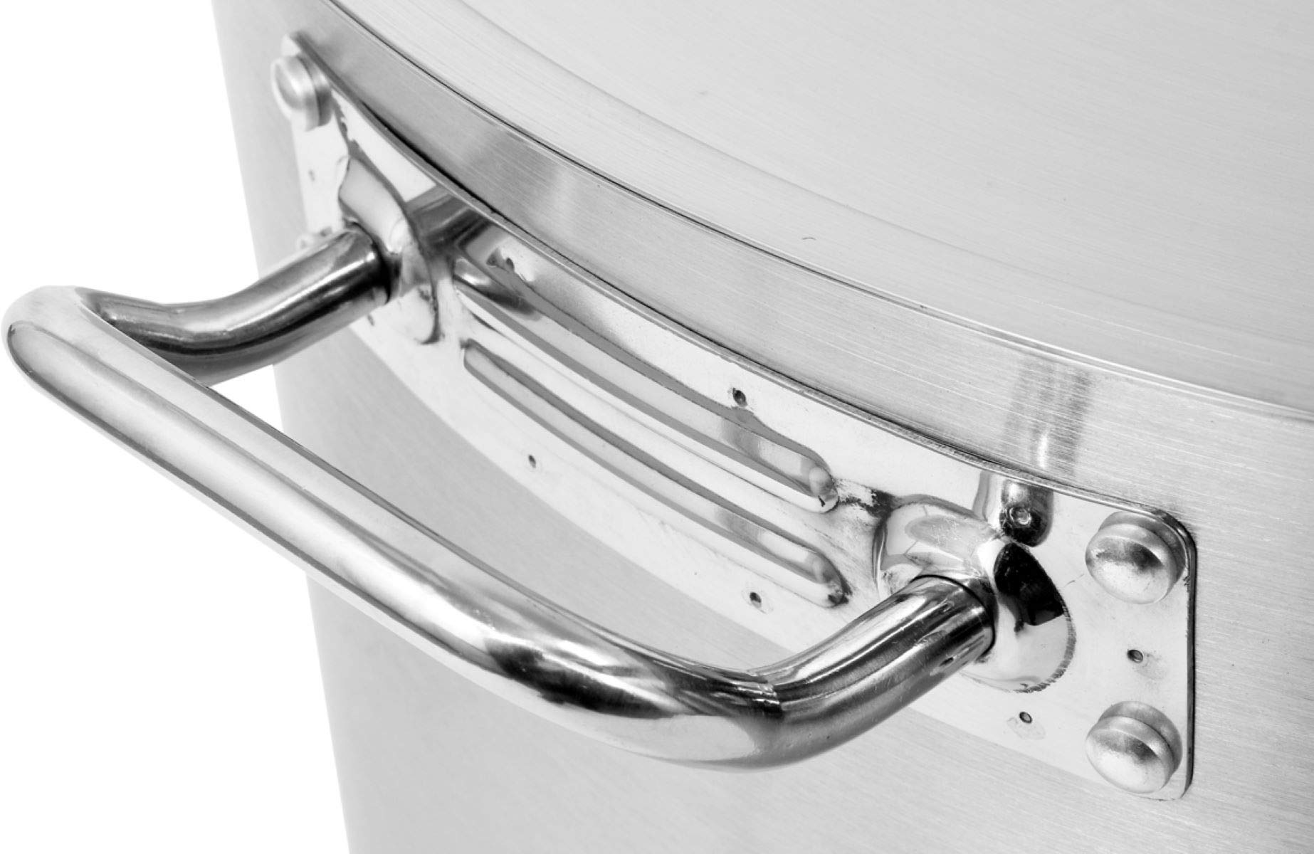 Yato yg-00045 – Low stockpot W/Lid SS 40 x 25 cm 31,4l