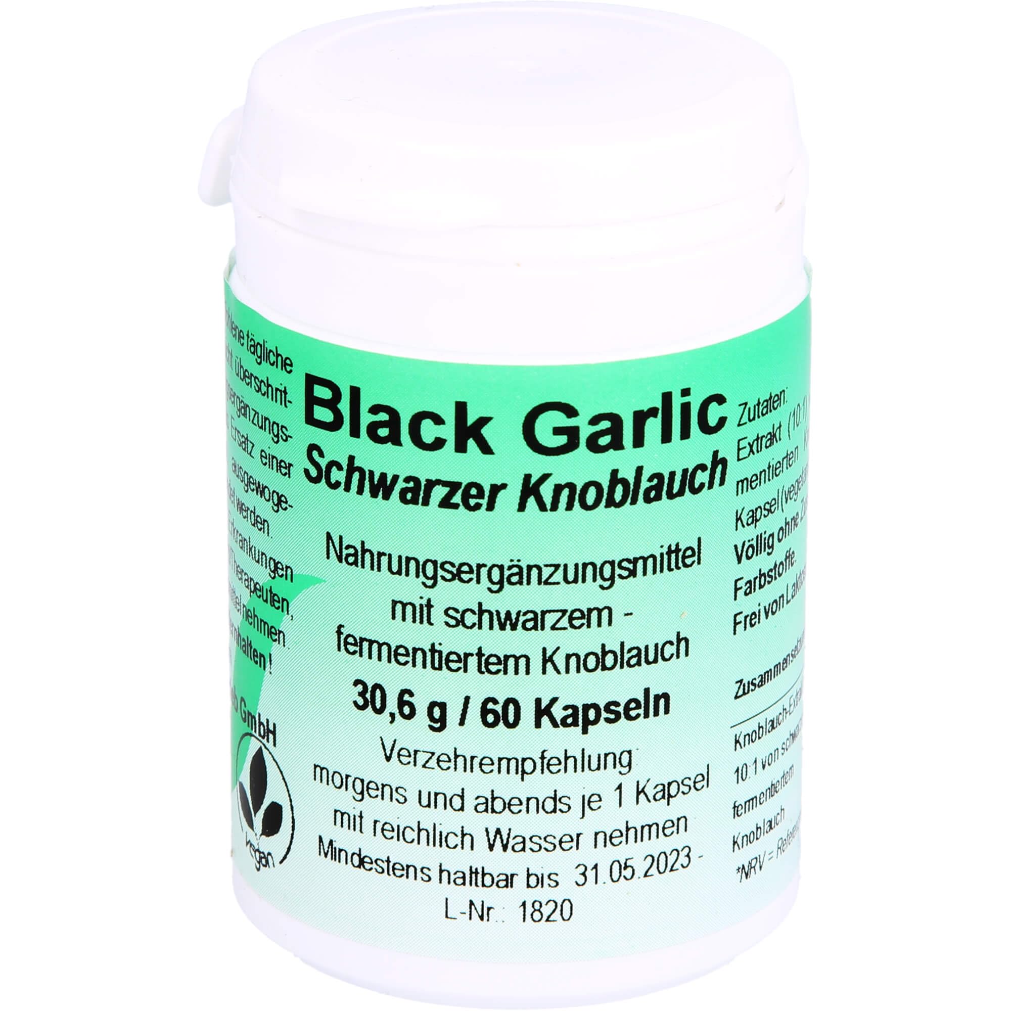 Black Garlic Schwarzer Knoblauch Kapseln
