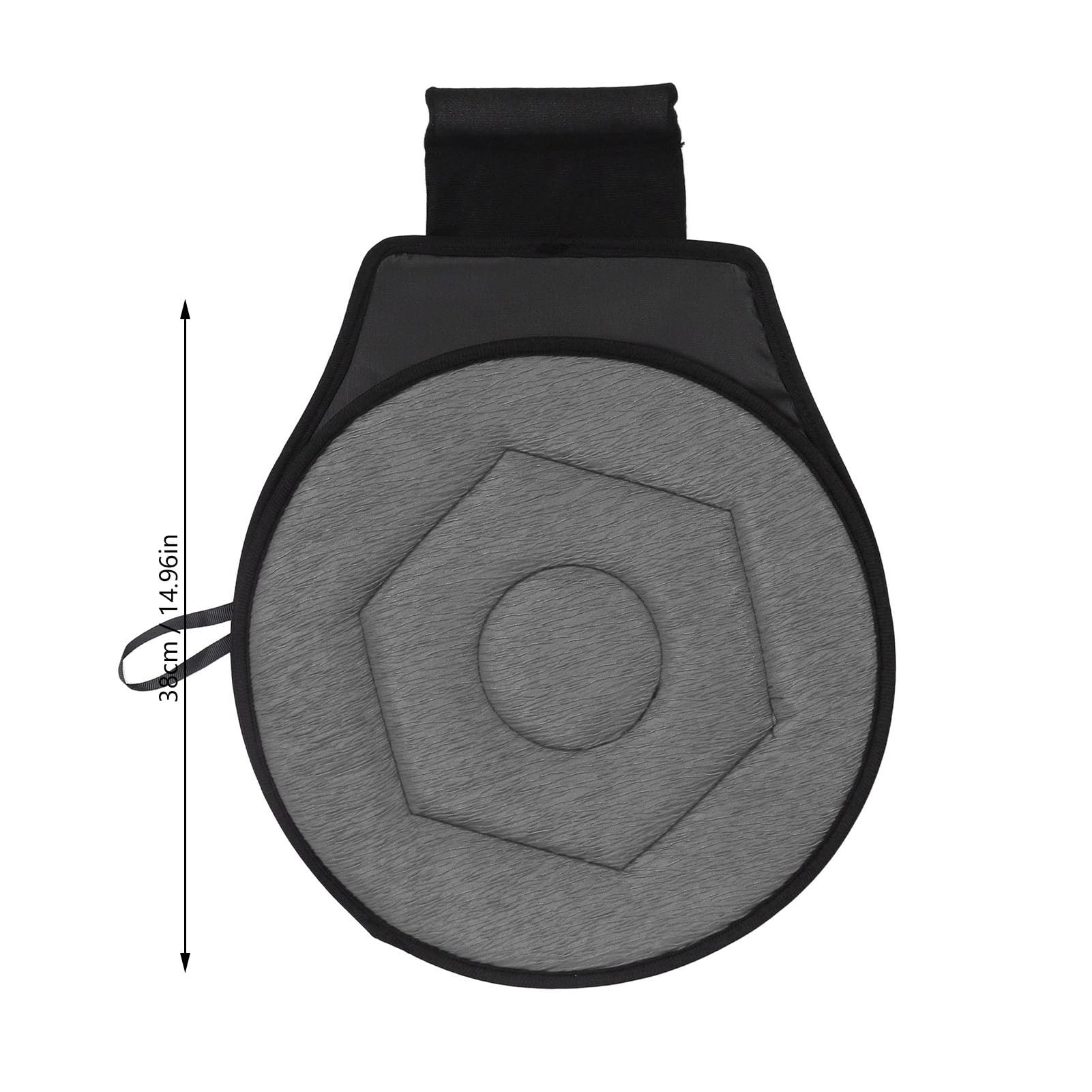 Cuscino per auto girevole a 360° per anziani - Cuscino per sedile portatile a forma rombica con design ergonomico - Morbido e traspirante - Ideale per casa, ufficio e viaggi